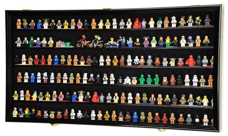 180 Lego Men Miniatures / Legos / Minifigures Display Case Cabinet - sfDisplay.com