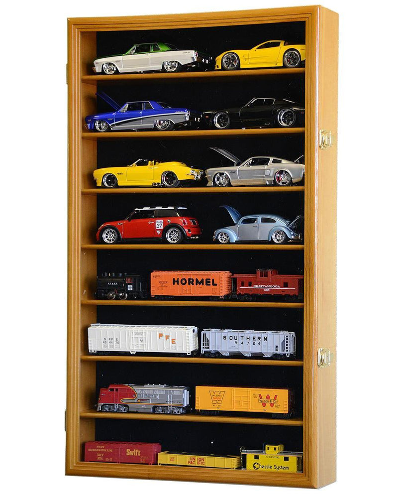 Large 1/24 Scale Diecast Car Display Case Cabinet - sfDisplay.com