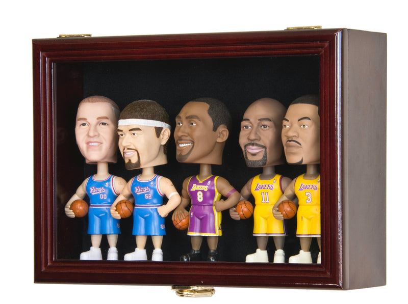 Small Bobblehead Figurine Display Case Cabinet