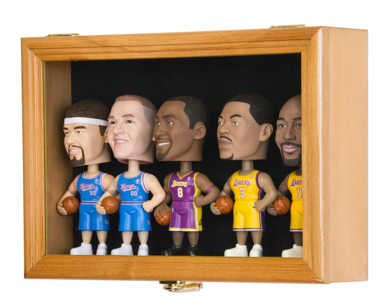 Small Bobblehead Figurine Display Case Cabinet