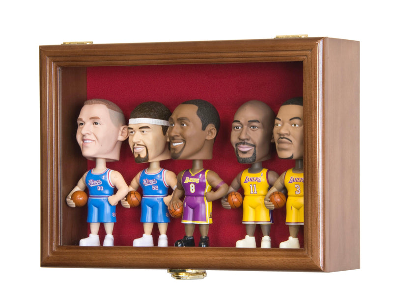 Small Bobblehead Figurine Display Case Cabinet