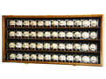 48 Baseball Acrylic Cubes Display Case Cabinet - sfDisplay.com