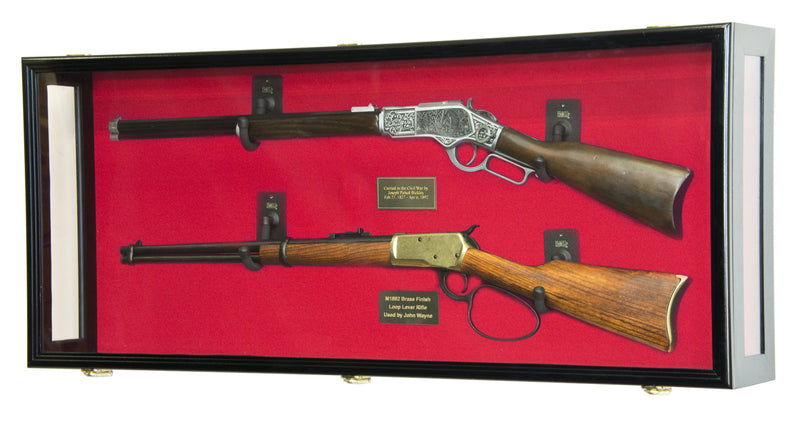 Clear Viewing Guns: Rifle Handgun Display Case Cabinet - sfDisplay.com