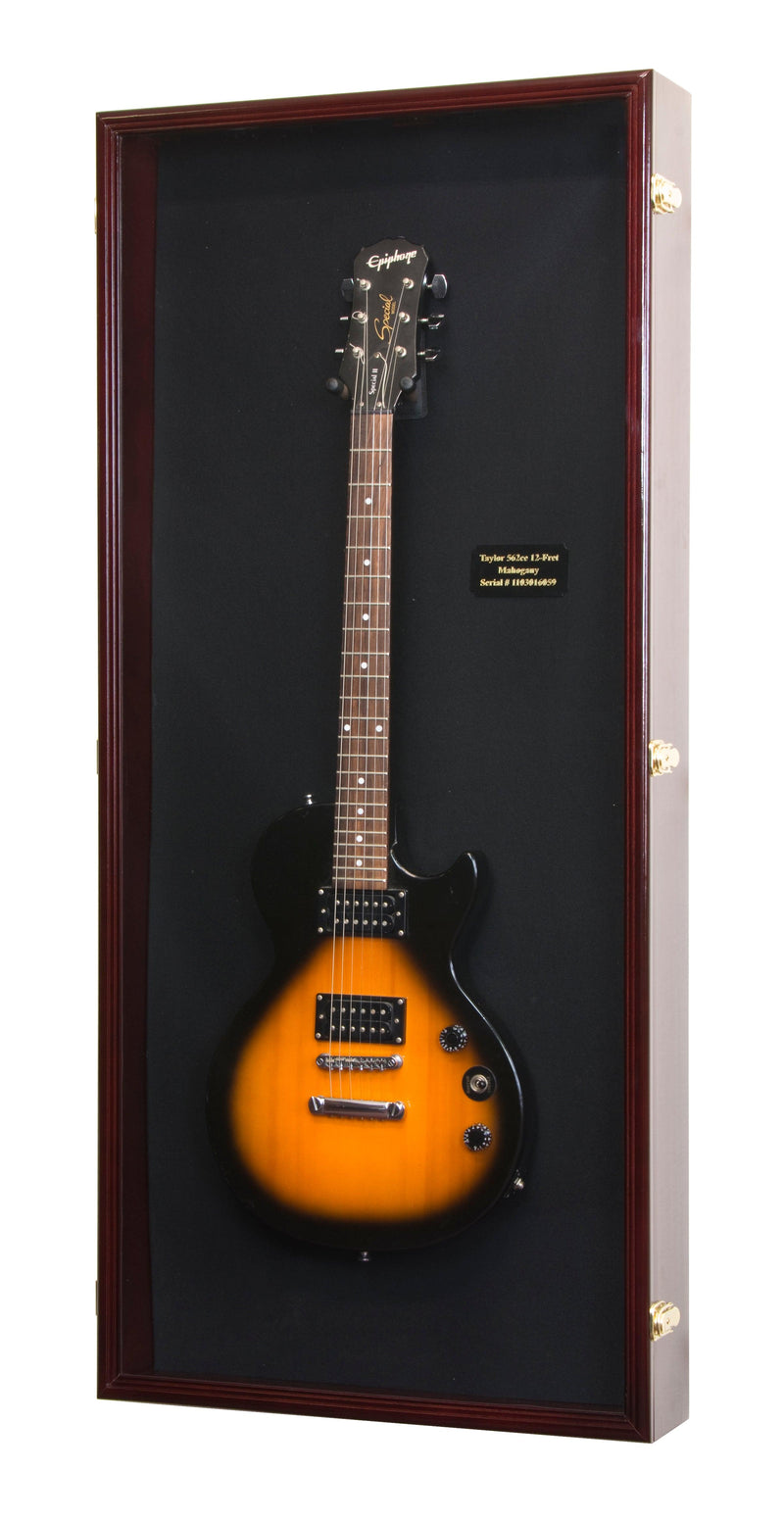 Electric Guitar Display Case Cabinet - sfDisplay.com