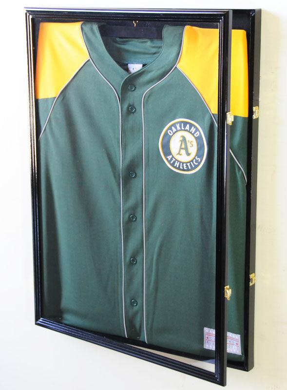 Large Jersey or Uniform Frame Display Case Cabinet Shadow Box (w/ Double Matting)