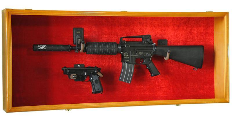 Guns: Rifle Handgun Display Case Cabinet - sfDisplay.com