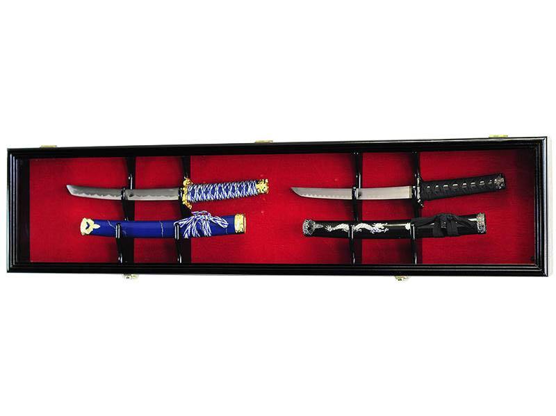 Short Swords or Daggers Display Case Cabinet - sfDisplay.com