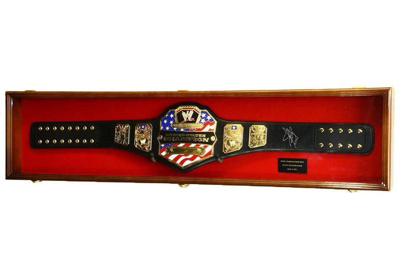 Wrestling Belt Display Case Cabinet (64")