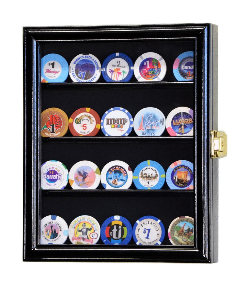 XS Casino Chip / Coin Display Case Cabinet