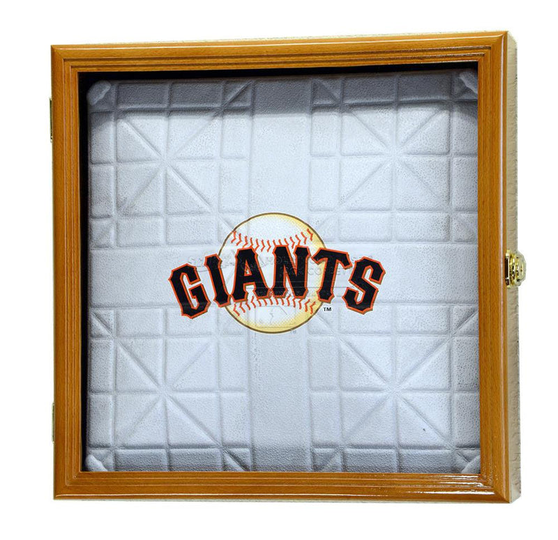 Baseball Base Display Case Cabinet (Full-Size MLB Pre-2023 Size) - sfDisplay.com