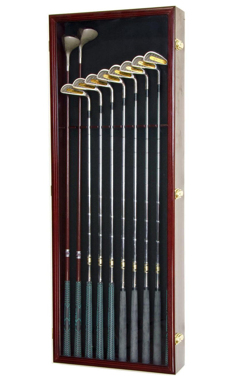Large Golf Clubs Display Case Cabinet (Driver, Iron, Putter)