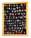 Pins, Ribbons, Medals, Buttons, Shells Showcase Display Case Cabinet - sfDisplay.com