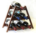 6 Bottles Hardwood Wine Stand / Rack - sfDisplay.com