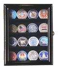 XS Military Challenge Coin Display Case Cabinet